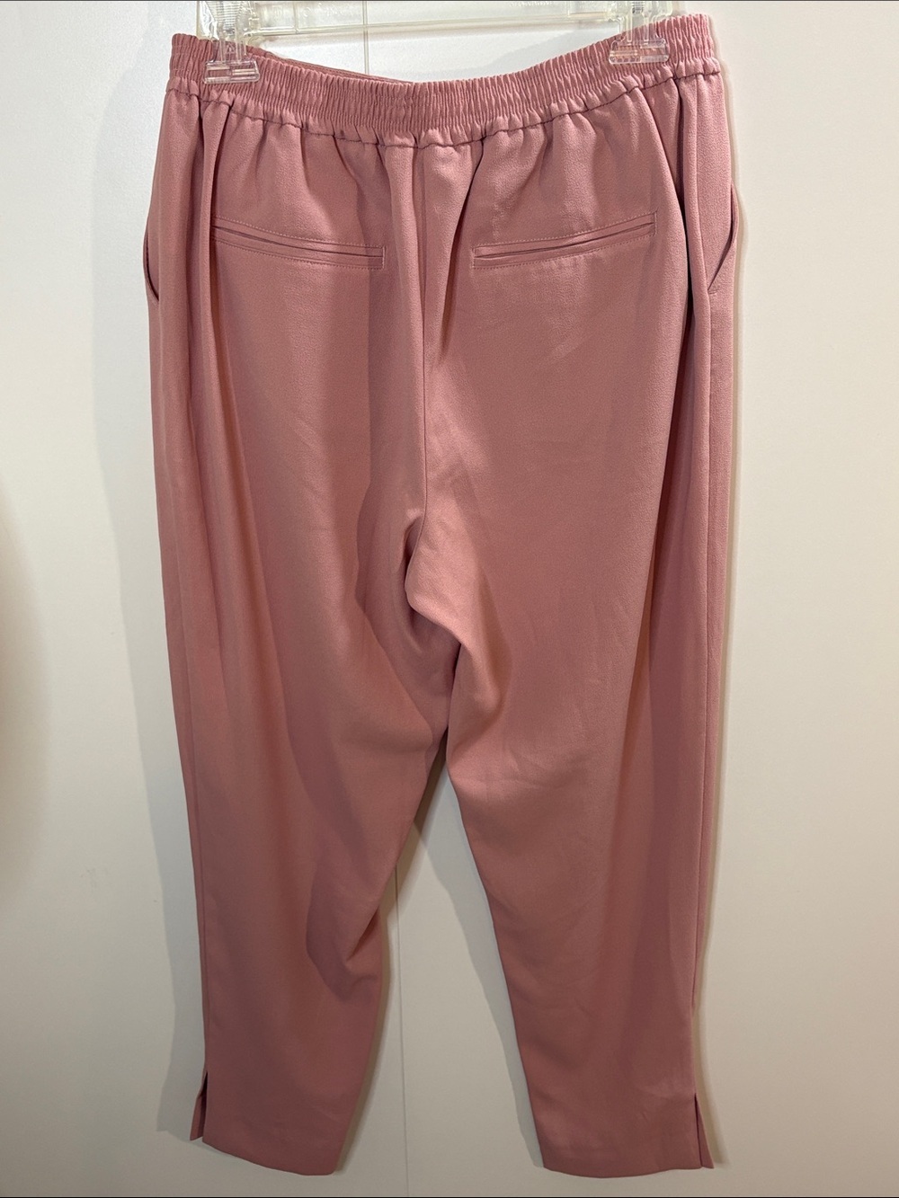 Anthropologie Dusty Rose Pull-On Cropped Trousers Small - Picture 3 of 4